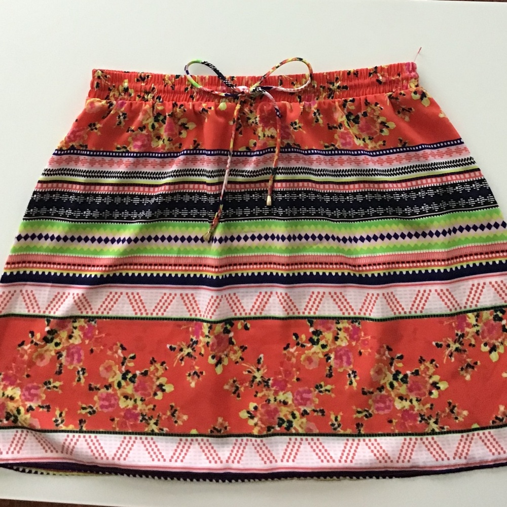 Xhilaration Tribal Print Short Skirt